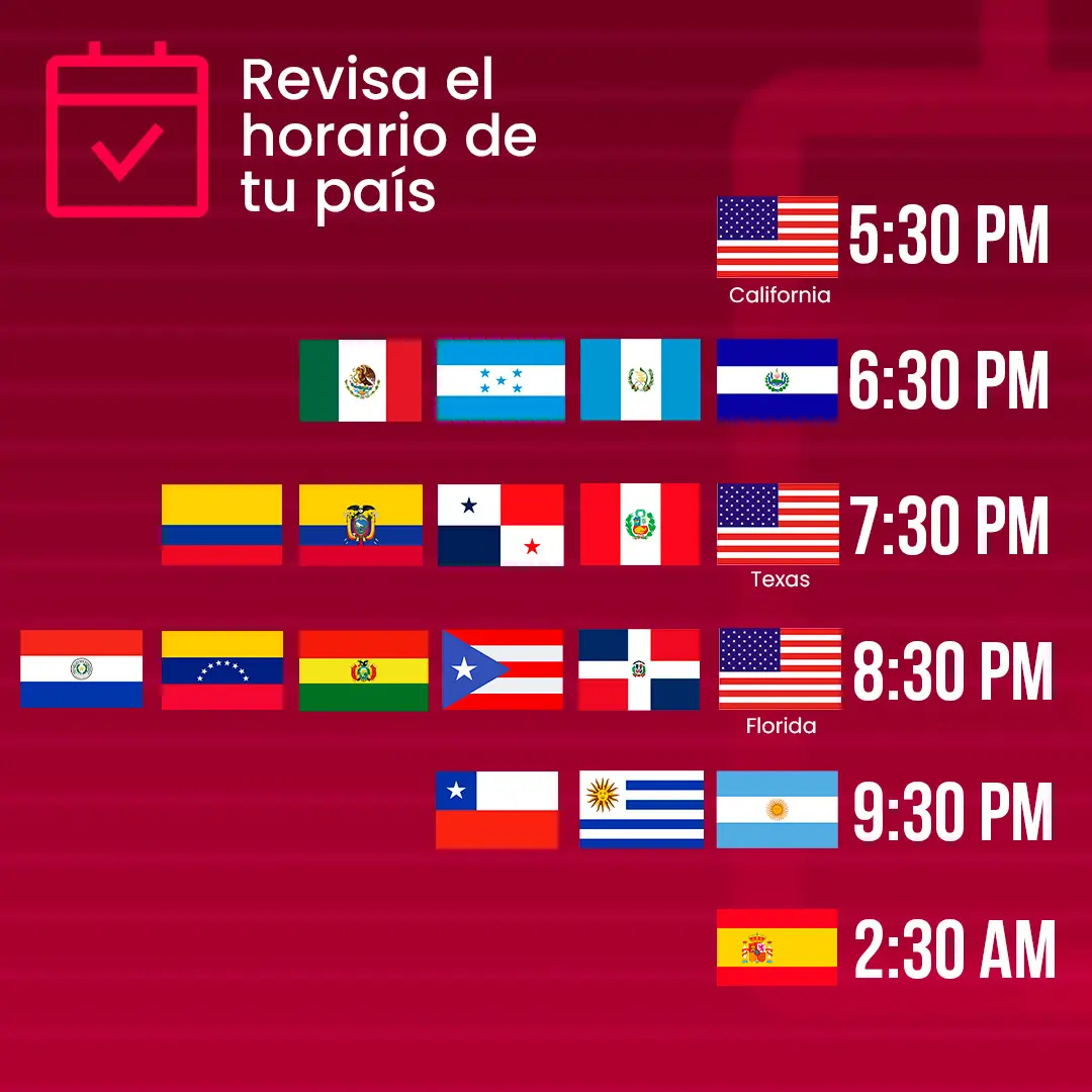 HORARIOS NOCHE
